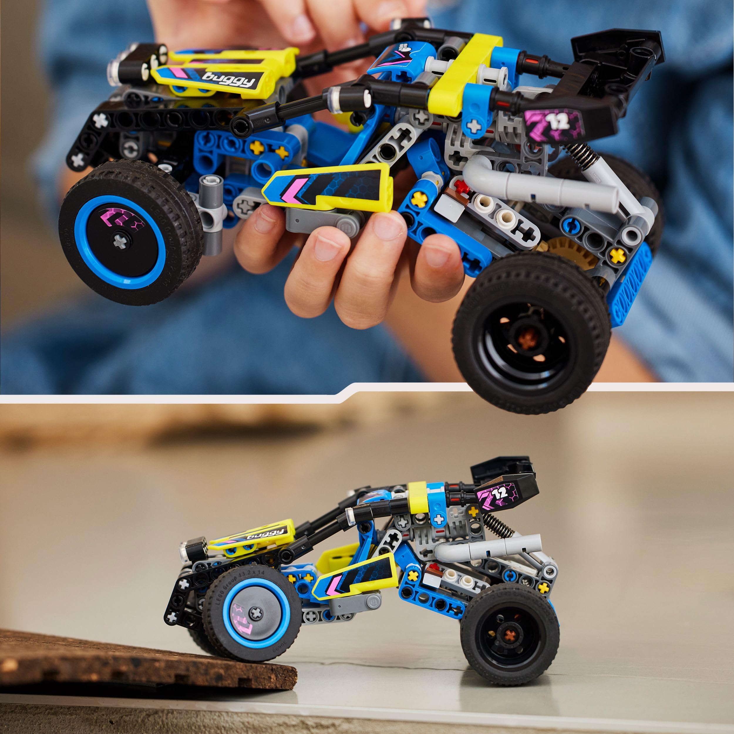 LEGO Technic Off-Road Race Buggy 42164 Building Set | 4-Cylinder Engine | Ages 8+ 5