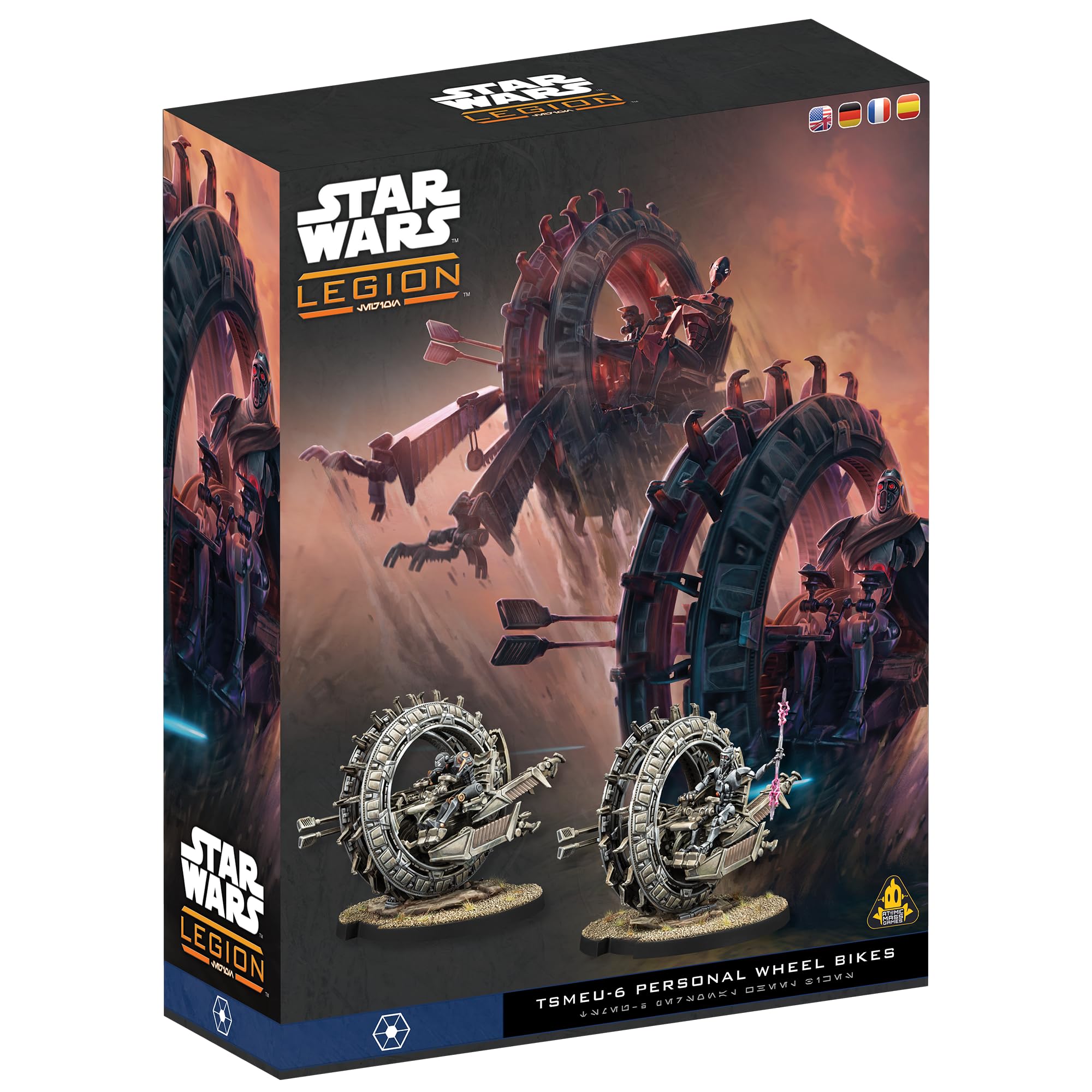 Asmodee Star Wars: Legion TSMEU-6 Personal Wheel Bike Expansion | Separatist Alliance Miniatures Game 1