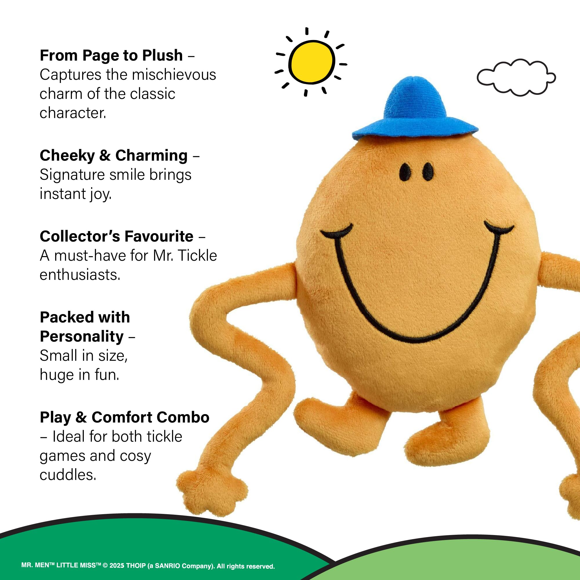 Rainbow Designs Mr Tickle Plush Toy - Bendable Arms | 18 cm x 20 cm x 5 cm | Unisex Children 4