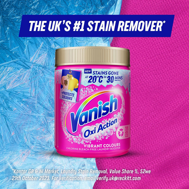Vanish - Gold Oxi Action Stain Remover and Laundry Booster Powder for Colours 1.5kg