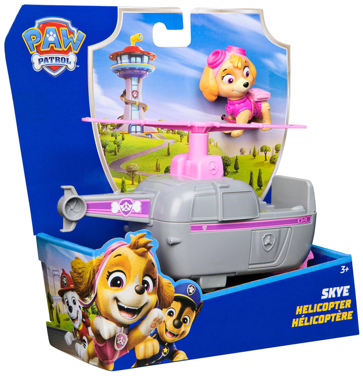 Paw Patrol Skye's Helicopter with Collectible Action Figure - Vehicle Toy for Kids 3+