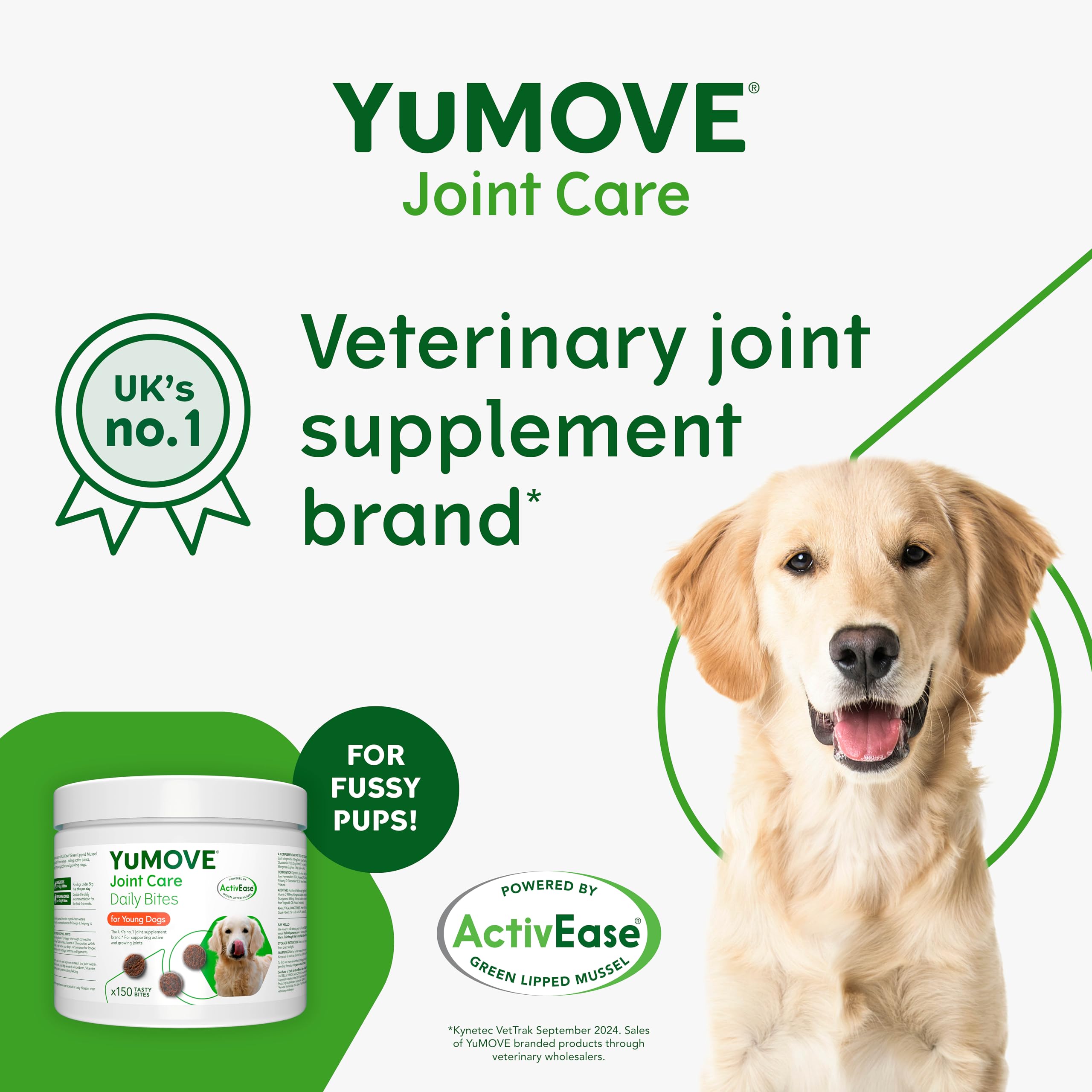 YuMOVE Joint Supplement for Dogs - Daily Bites for Young Dogs | 150 Chews 2