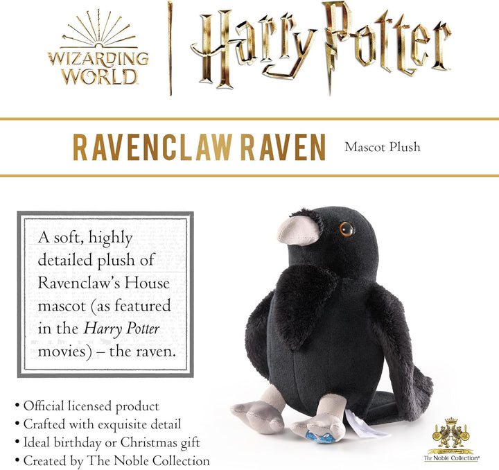 The Noble Collection Harry Potter Ravenclaw Raven Mascot Plush - Ravenclaw Mascot Plush (B0CGZW7PY3)