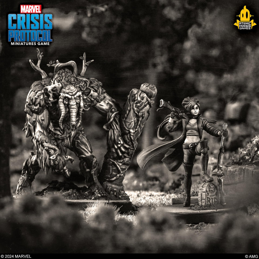 Atomic Mass Games Marvel Crisis Protocol: Elsa Bloodstone & Man-Thing Character Pack