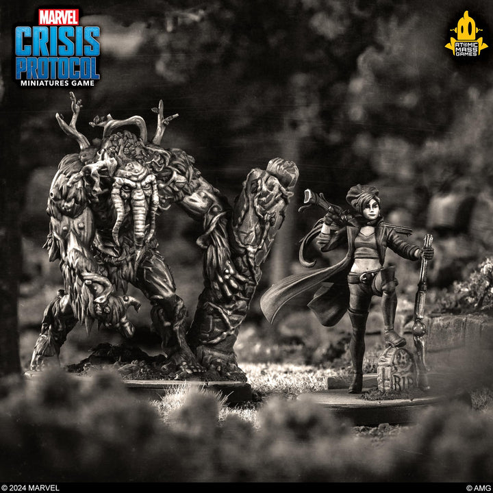 Atomic Mass Games Marvel Crisis Protocol: Elsa Bloodstone & Man-Thing Character Pack