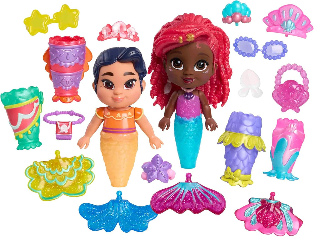 Just Play Disney Junior Ariel Pop Tails Deluxe Doll Set (39922)