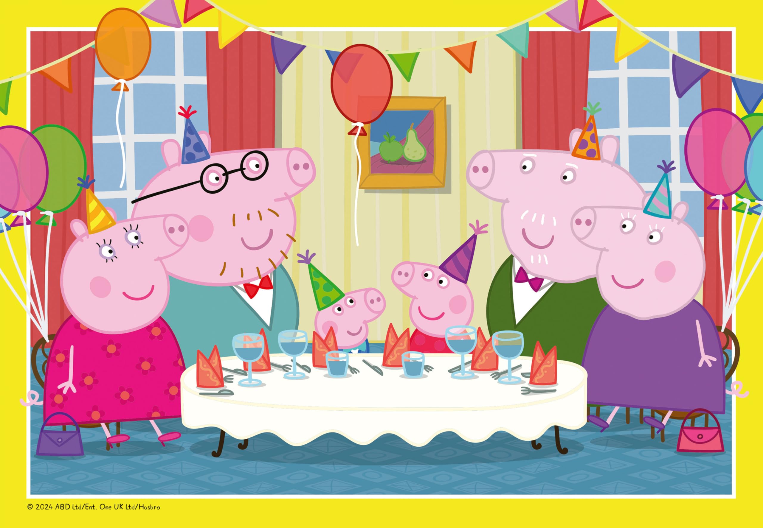 Ravensburger Peppa Pig 2x 12 Piece Jigsaw Puzzles for 3 Year Olds | 26x18cm