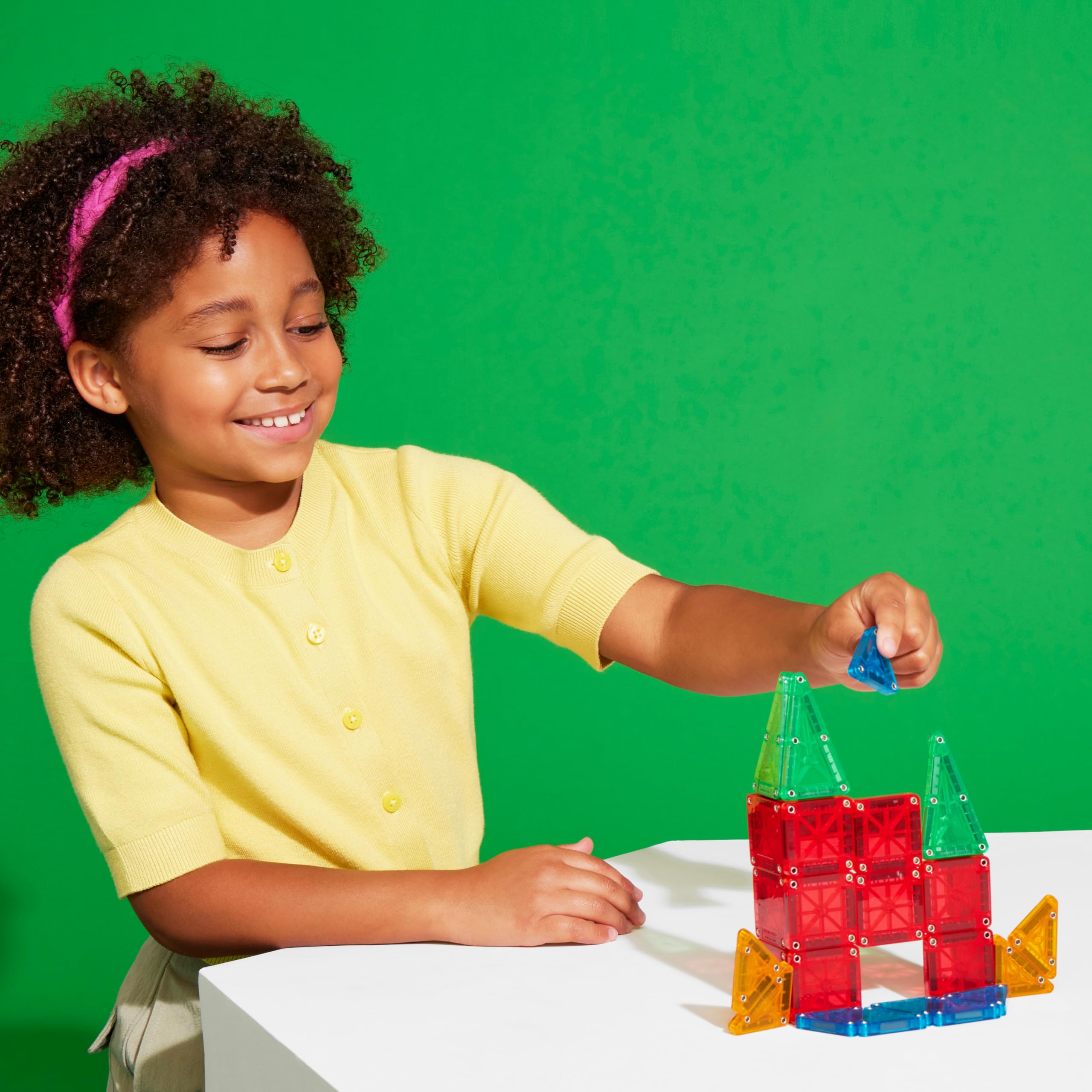 Magna-Tiles microMAGS 26-Piece Travel Magnetic Construction Set | Ages 3+ | Multi-coloured 4