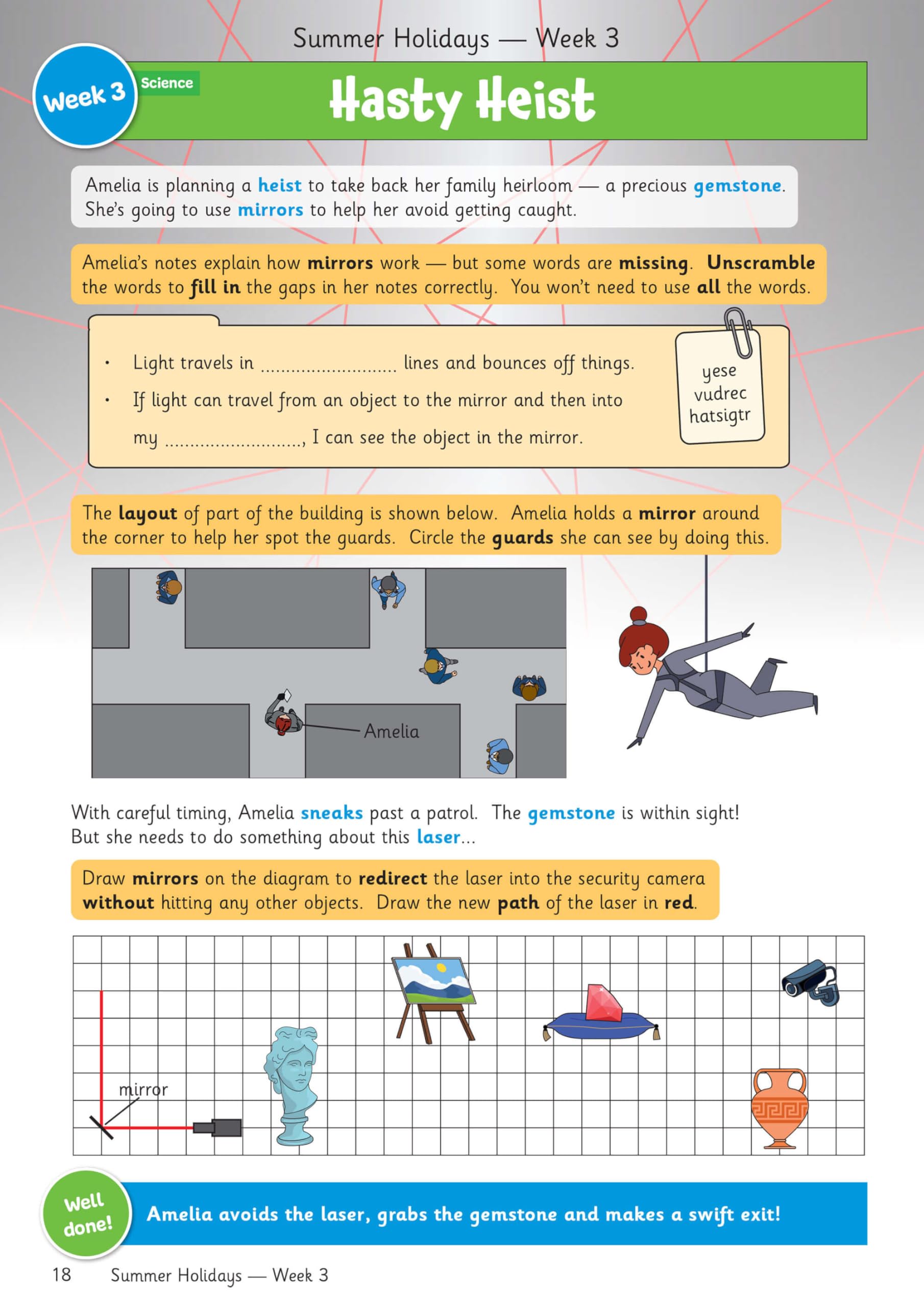 CGP Summer Holidays Activity Workbook - Year 6 to Year 7 Transition | 64 Pages | Paperback