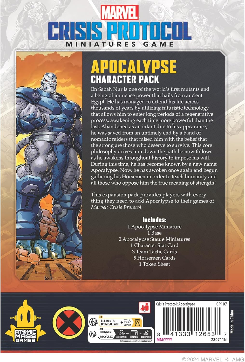 Atomic Mass Games Marvel: Crisis Protocol Apocalypse Character Pack