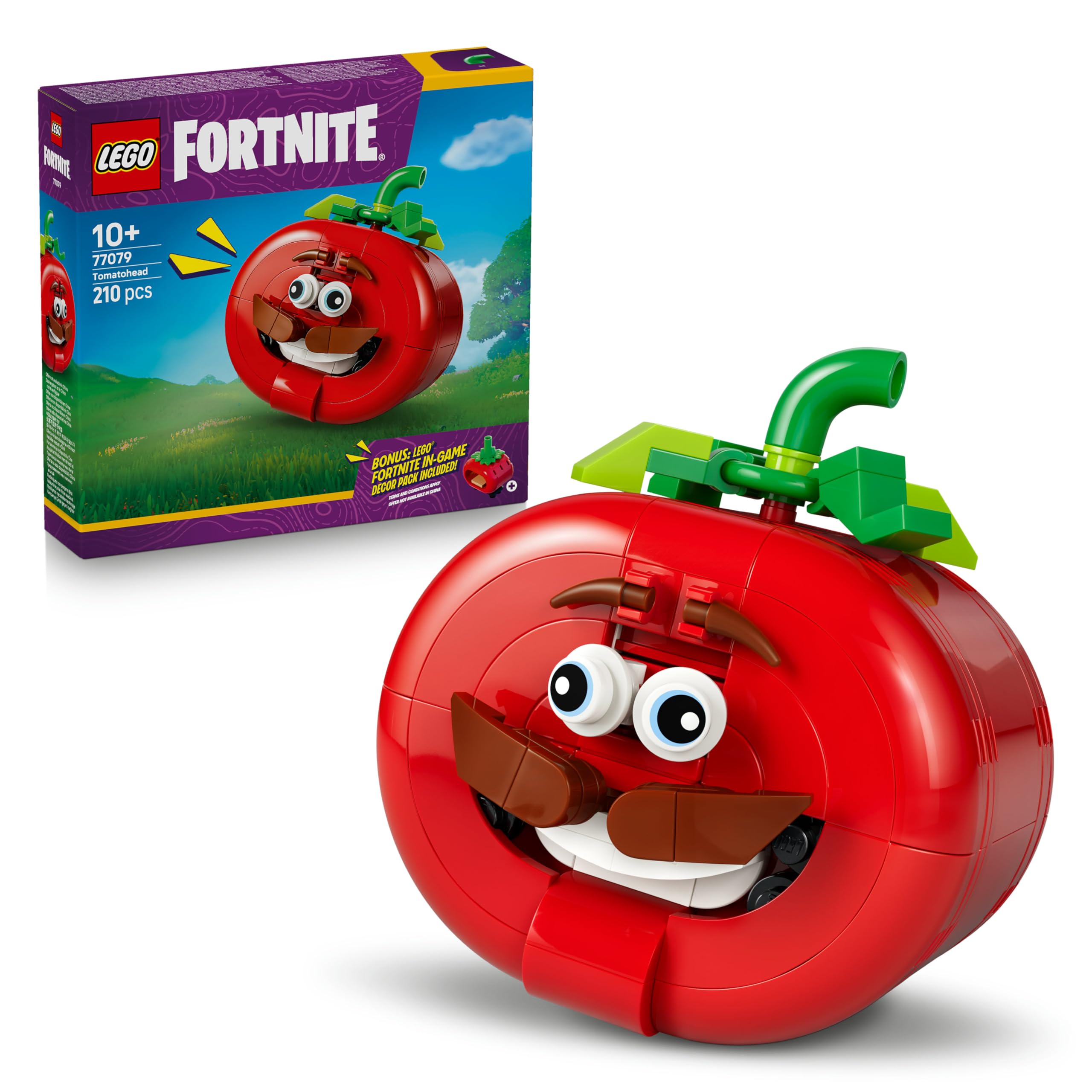 LEGO Fortnite Tomatohead Building Set 77079 for Ages 10+ | Includes In-Game Decor Pack