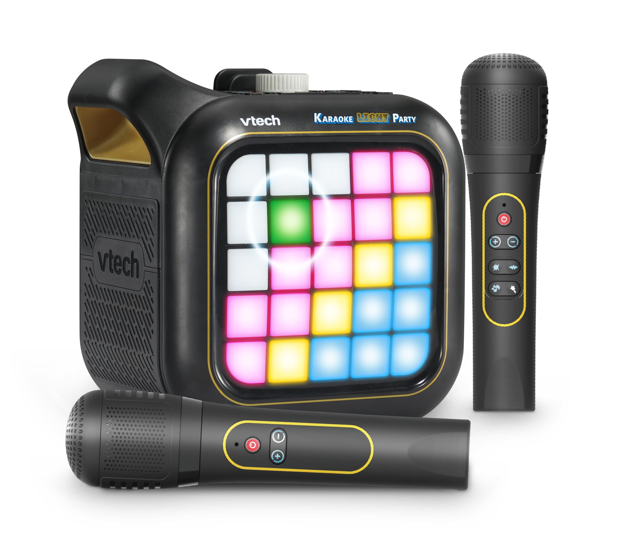 VTech Karaoke Light Party - Portable Bluetooth Karaoke Machine with 2 Wireless Microphones 8