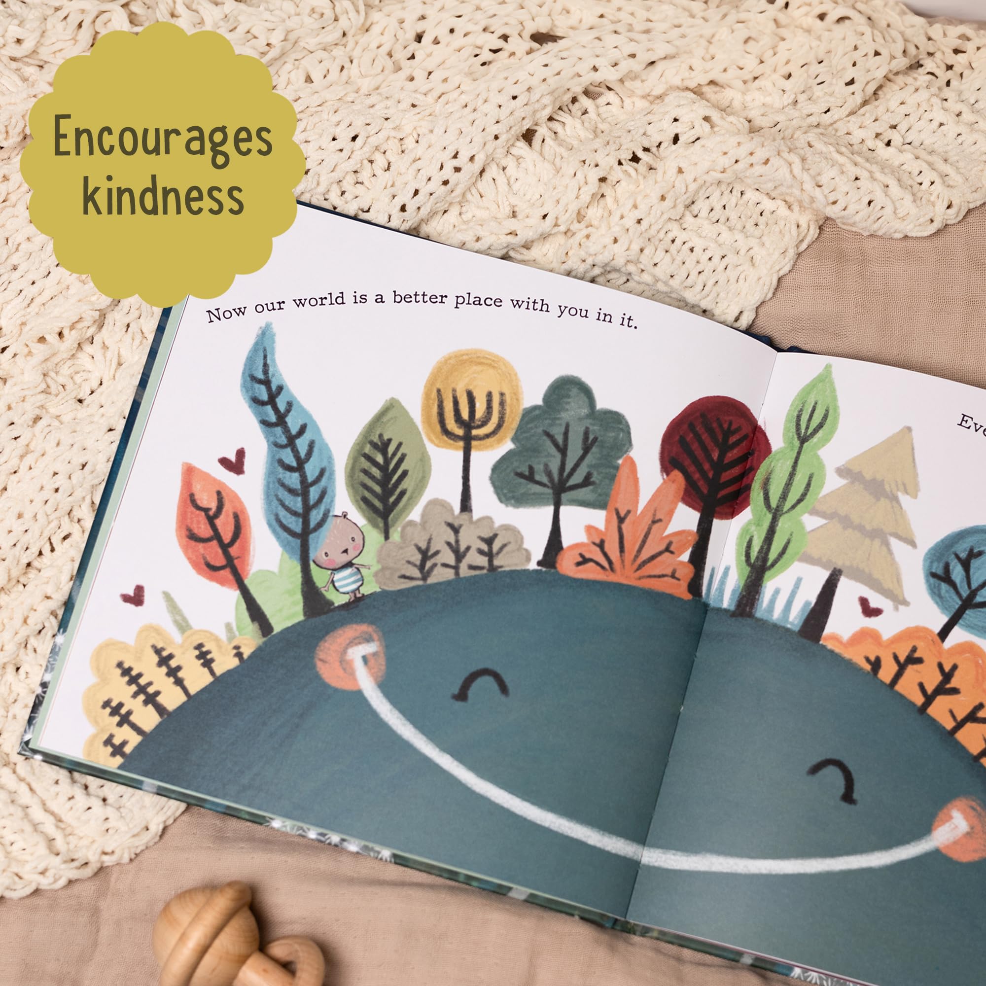FROM YOU TO ME The World Waited For You - New Baby Gift Keepsake Book | Hardcover | Picture Book 4