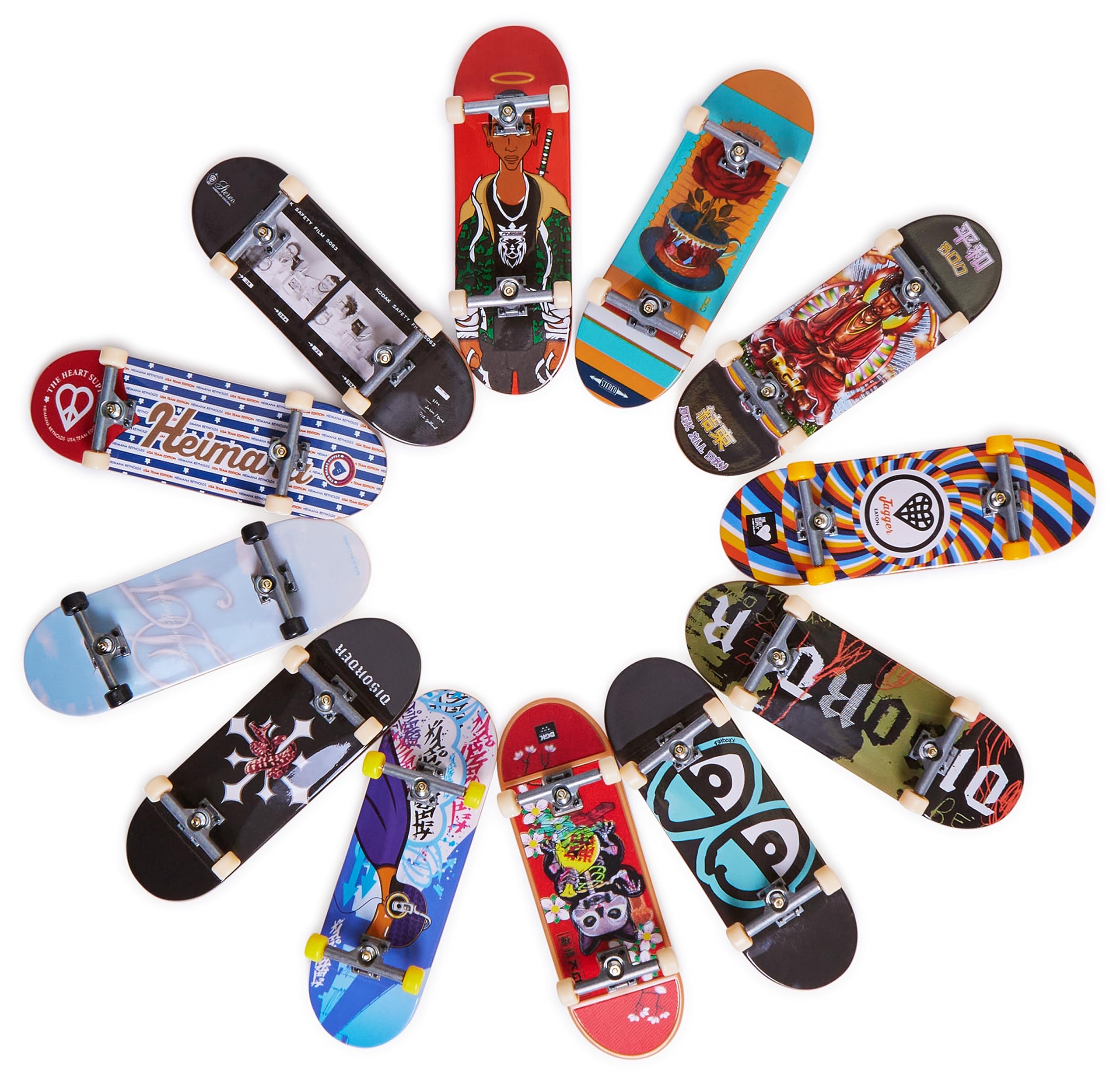 Tech Deck 96-mm Fingerboard with Authentic Skate Designs | Ages 6+ | Customisable 7