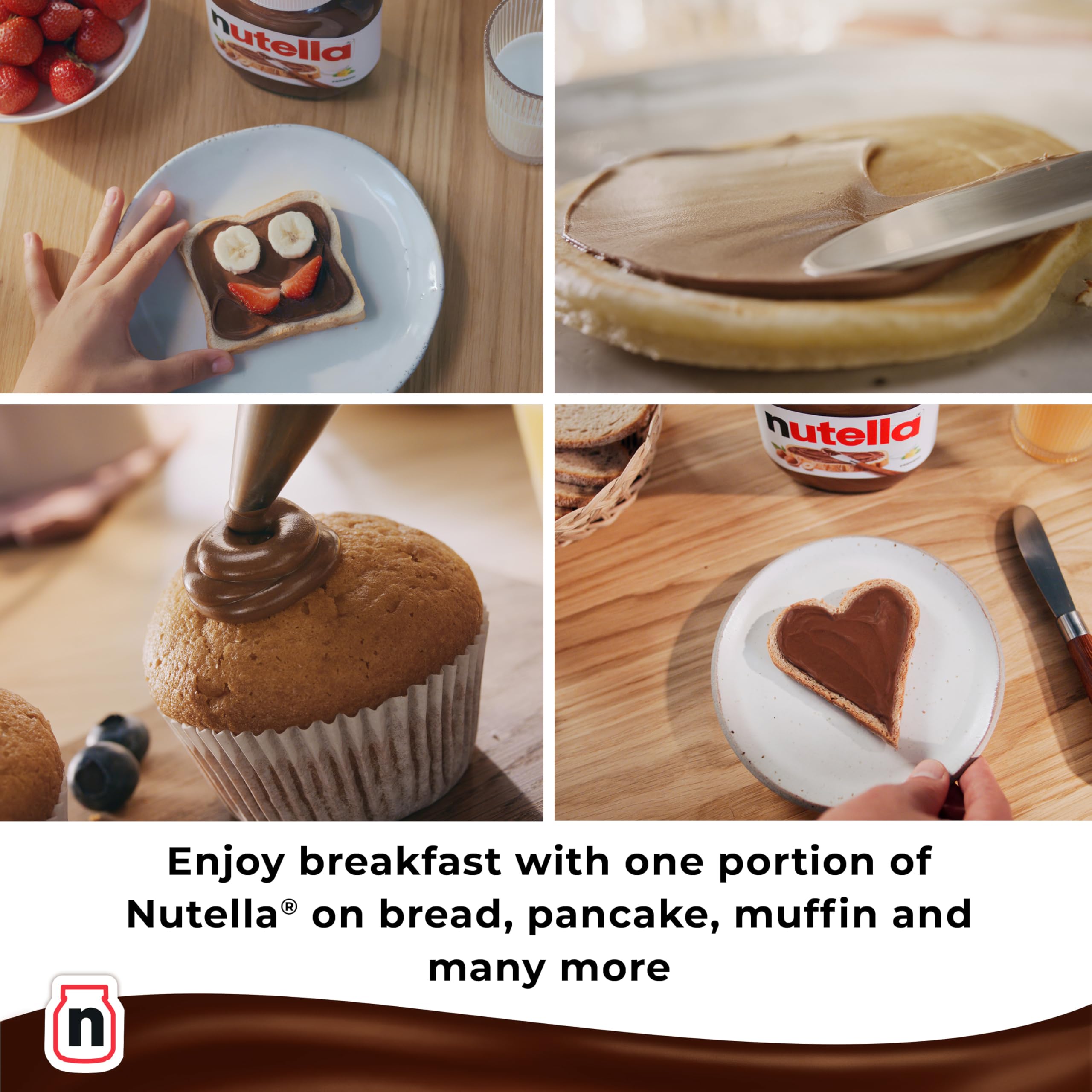 Nutella Hazelnut Spread with Cocoa - Creamy Taste | 630g Jar 3
