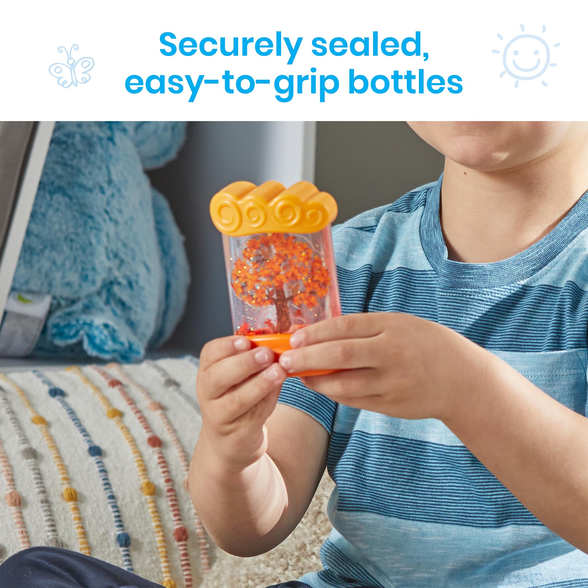 hand2mind Learning Resources Changing Seasons Sensory Tubes for Kids Ages 3+ | 4-Piece Set 5