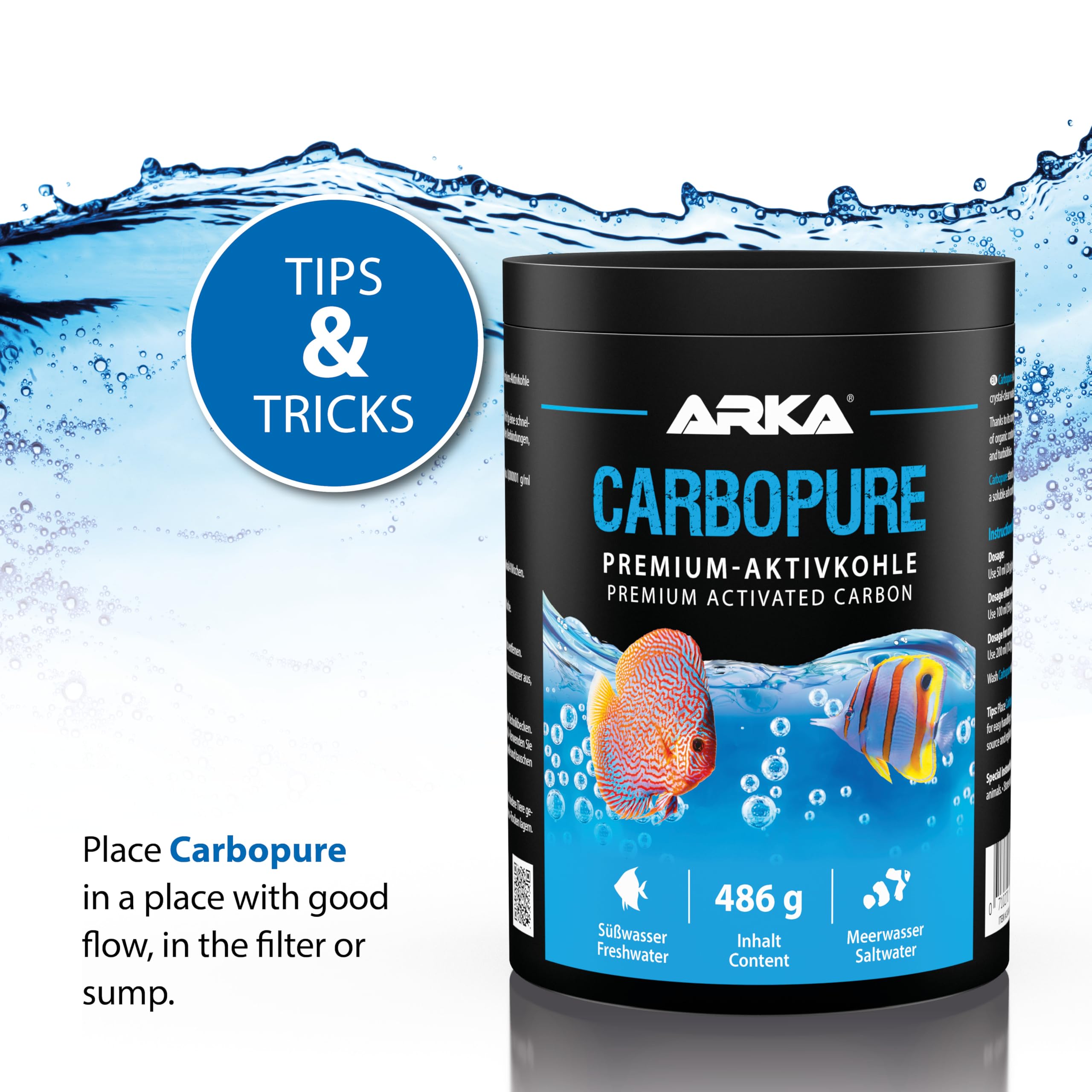 ARKA Carbopure Activated Carbon - 1000 ml | Removes Cloudiness, Dyes & Residue 6