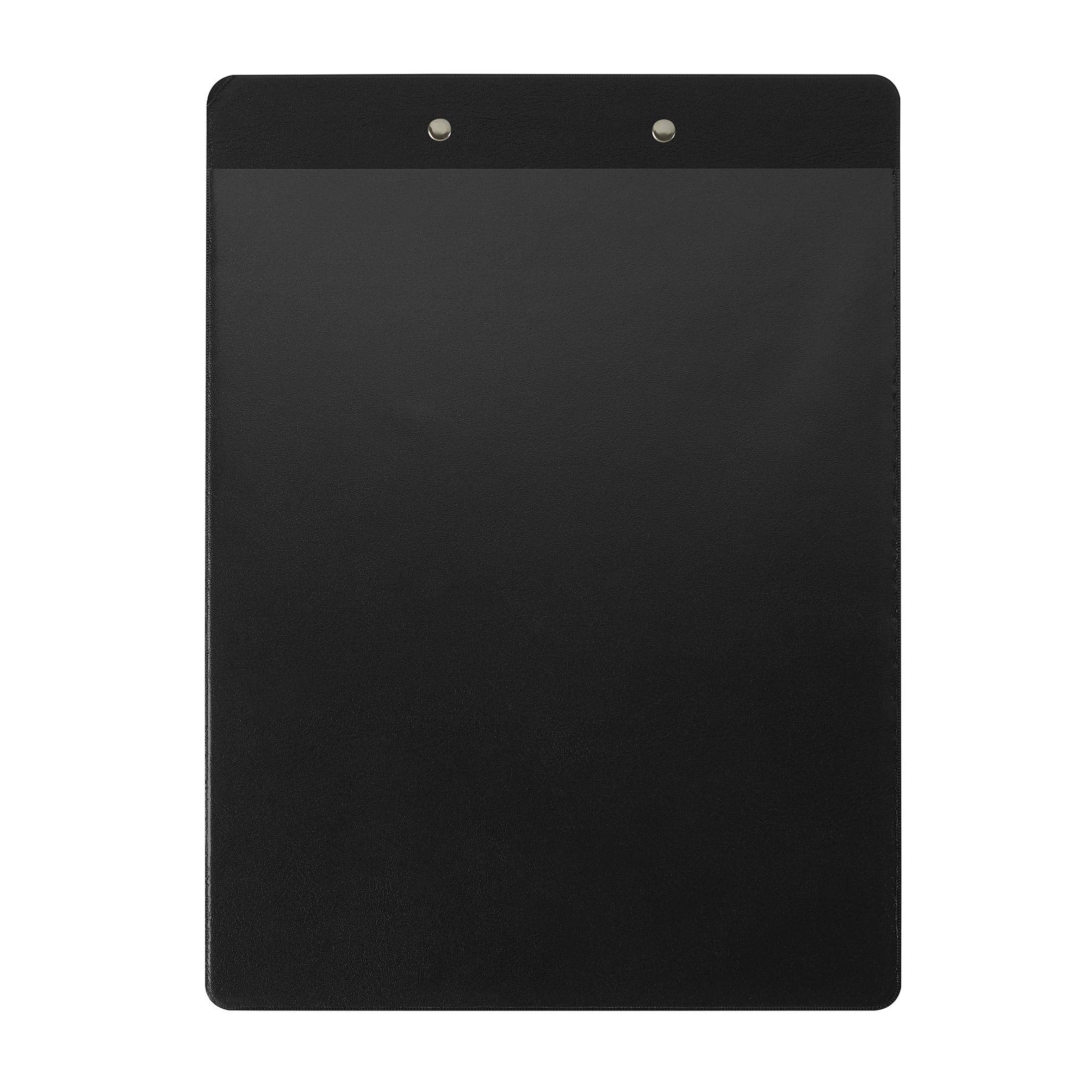 Exacompta Clipboard with Pocket - Black Balacron for A4 Documents | 23x32cm 3