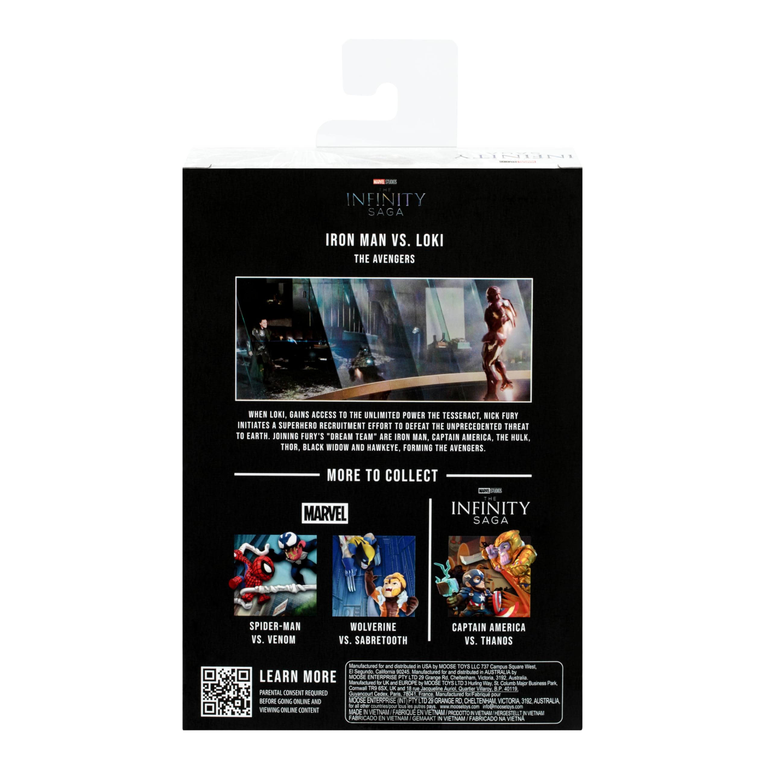 FANDROP MV04 Marvel Studios The Avengers - Iron Man VS. Loki Diorama Display with Artifact & Scene Marker