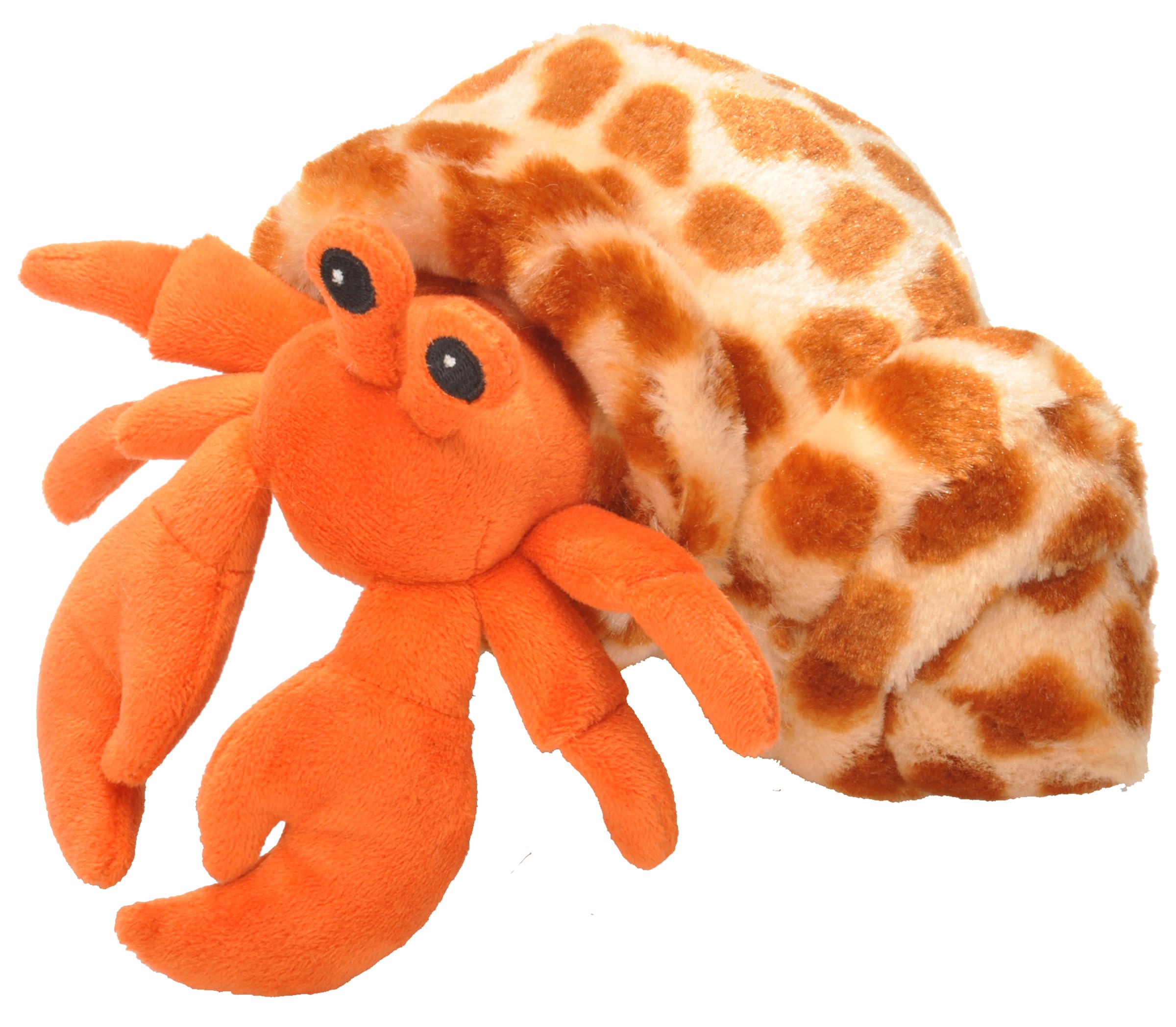 Wild Republic Hug'ems Hermit Crab Stuffed Animal - Realistic Design, 7 Inches 1
