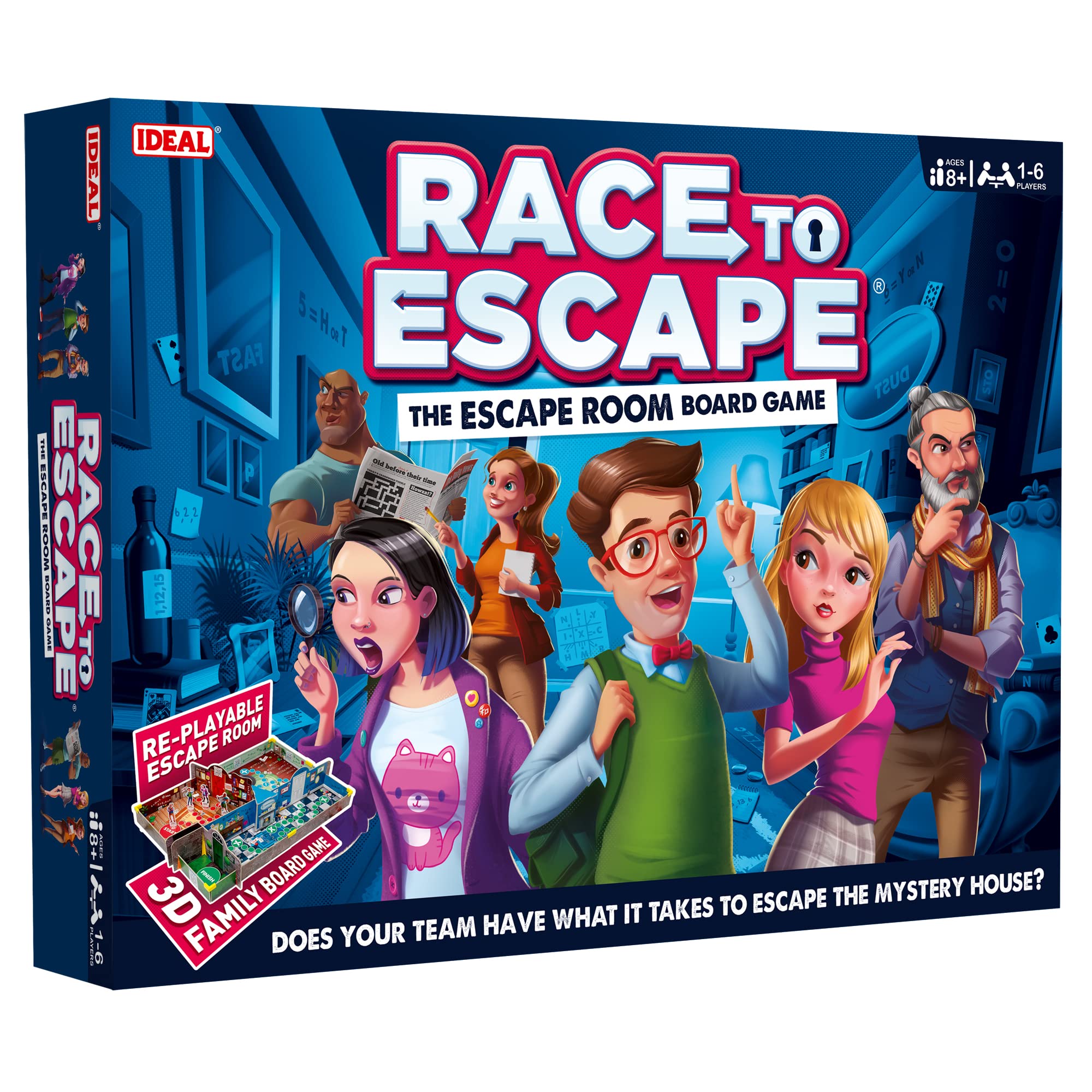 IDEAL Race to Escape: The 3D Replayable Escape Room Board Game 1