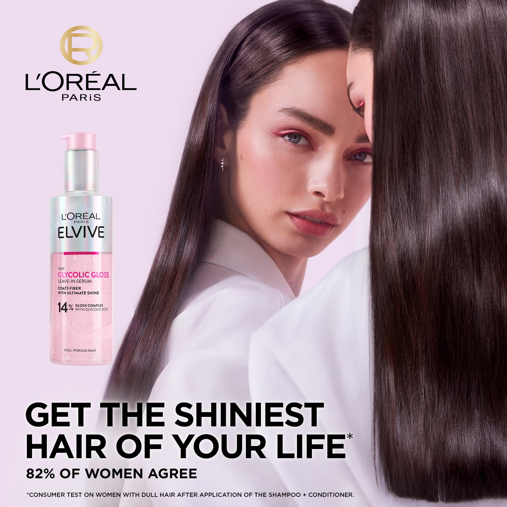 L'Oréal Paris Elvive Glycolic Gloss Leave-In Serum (150ml) 6