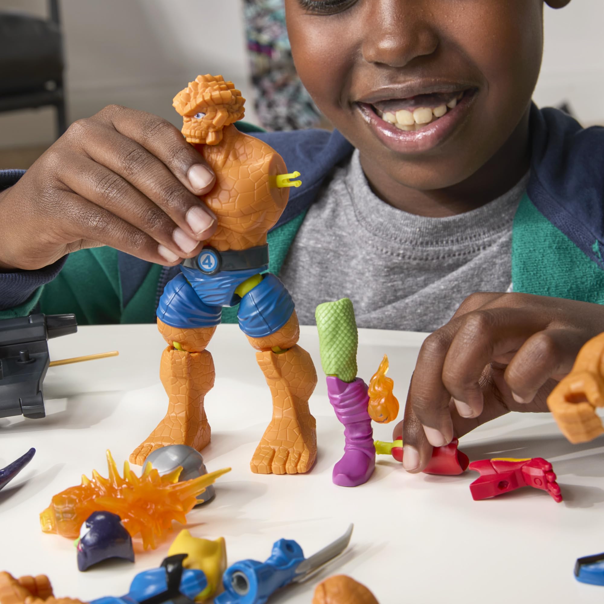 Marvel The Avengers MixMashers The Thing Action Figure - 5 Inch, Ages 4+ 6