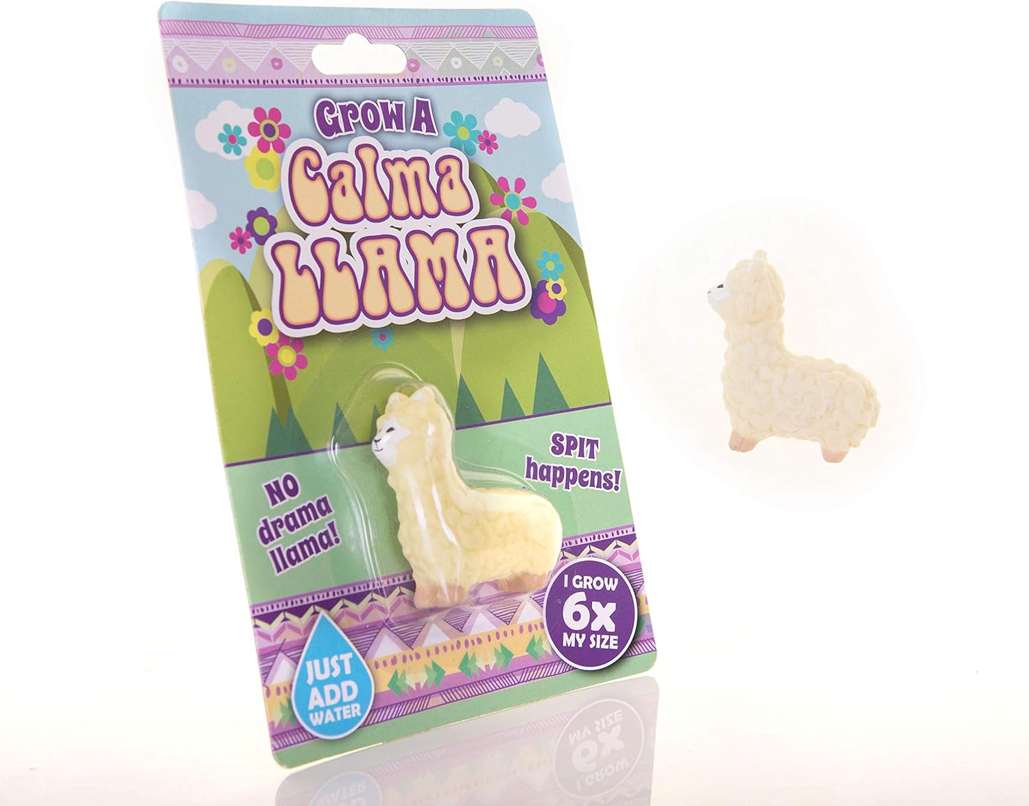 Grow A Llama Toy - Expands Up to 6x Size, Reusable Water-Activated Figure for Kids