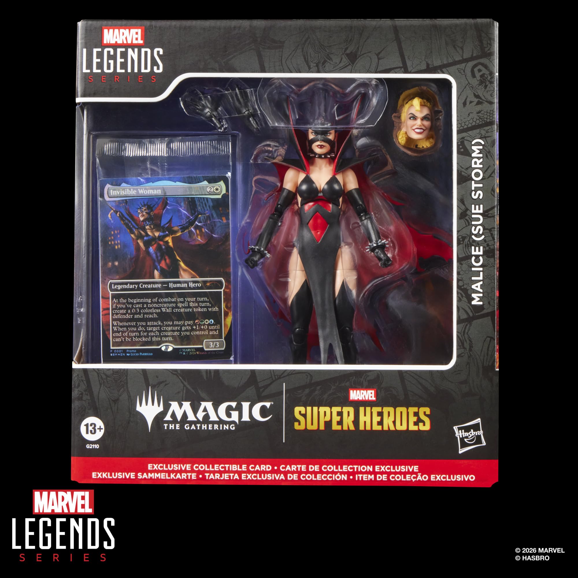 Marvel Legends Malice (Sue Storm) 15-cm Action Figure - Fantastic Four Comics Inspired | Includes Collectible Card | Ages 13+ 11