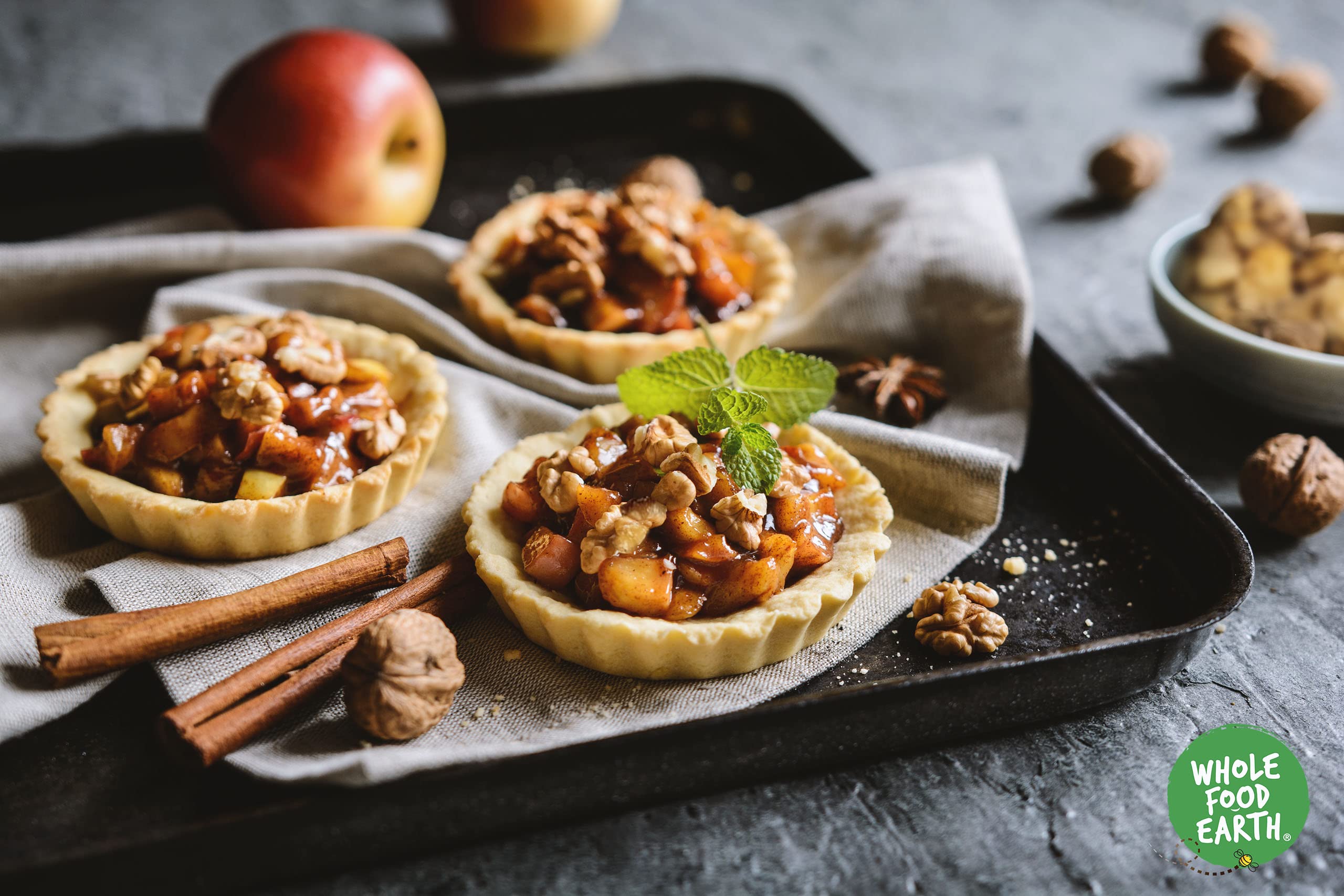 Wholefood Earth Organic Large Walnuts Pieces 1kg Raw | Vegan | GMO Free | H 5