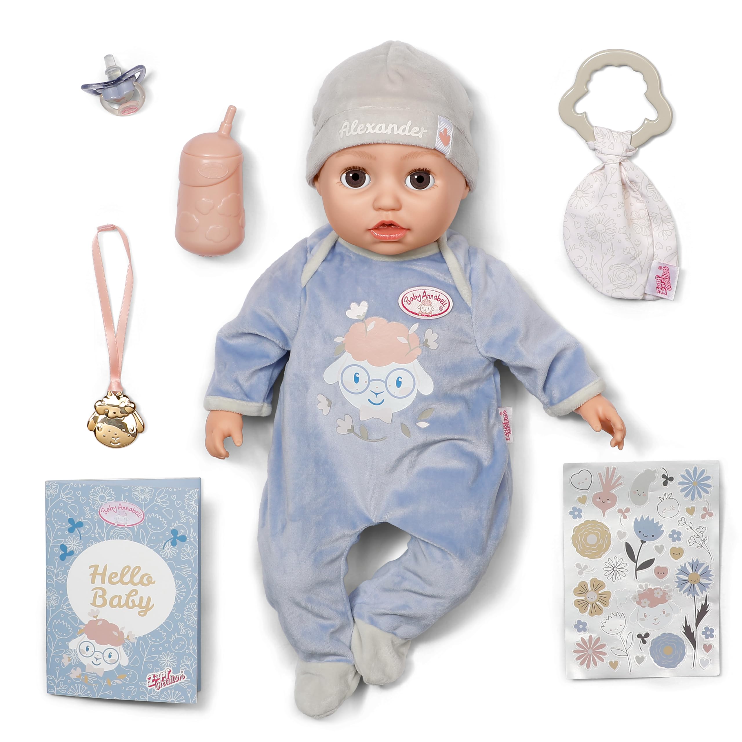 Baby Annabell Interactive Alexander 43cm Soft Bodied Doll with Realistic Movements 7