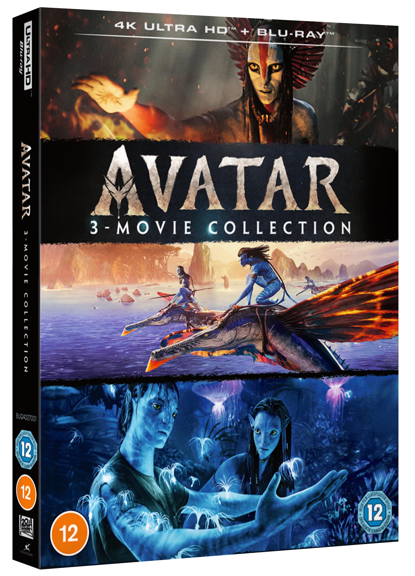 Avatar 3 Movie Collection 4K Ultra HD + Blu-ray [Region Free]