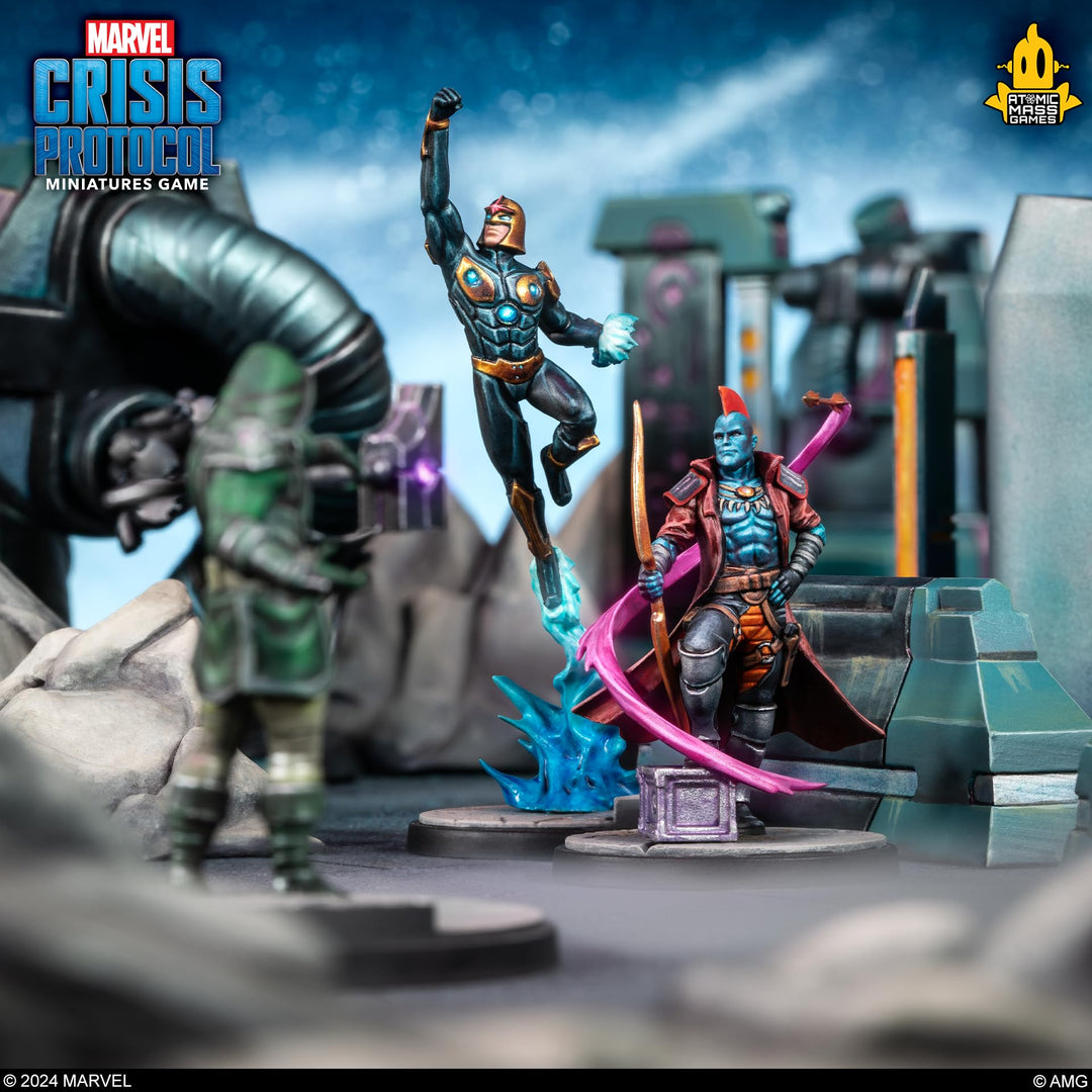 Atomic Mass Games Marvel Crisis Protocol - Yondu & Nova Miniatures Expansion
