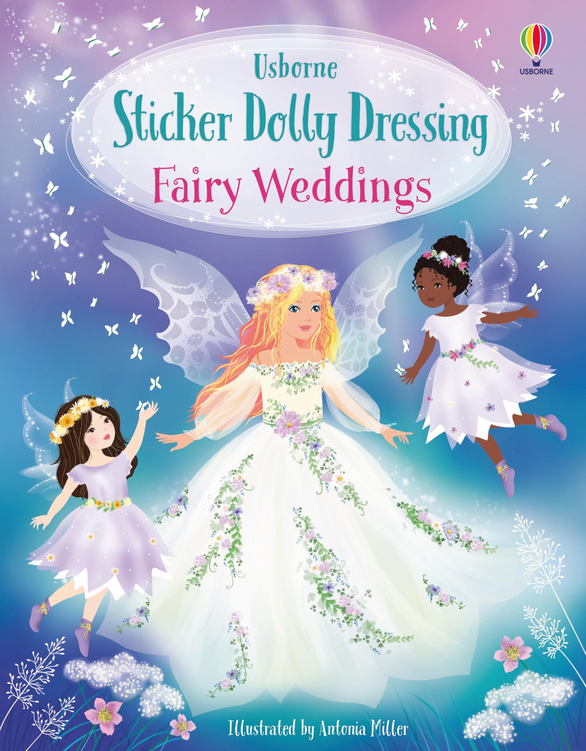 Usborne Sticker Dolly Dressing Fairy Weddings Activity Book | Paperback | Ages 4-6 1