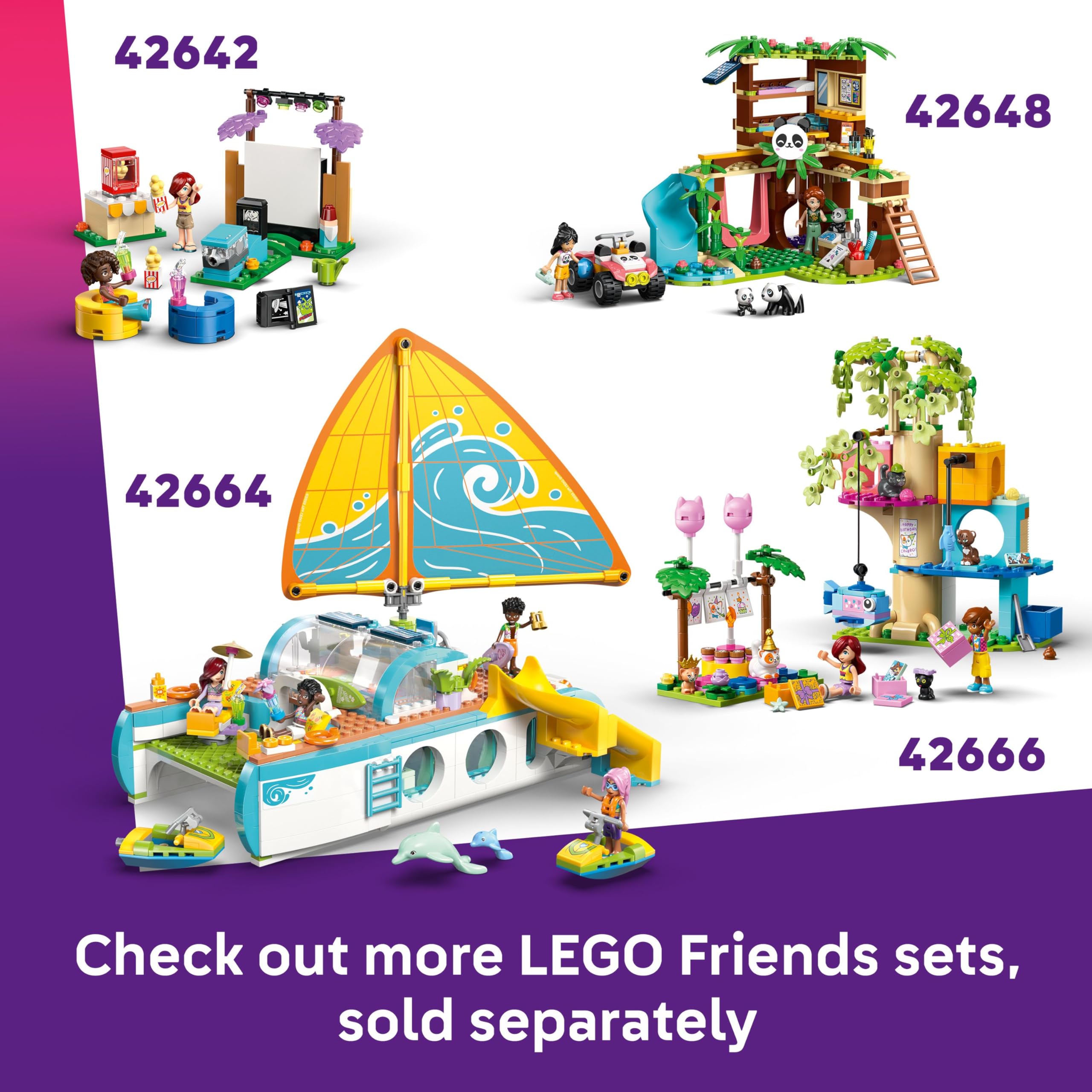 LEGO Friends Music Shop & Apartment Set 42653 - 3 Minidolls, Corgi, Music Accessories | Age 7+ 8