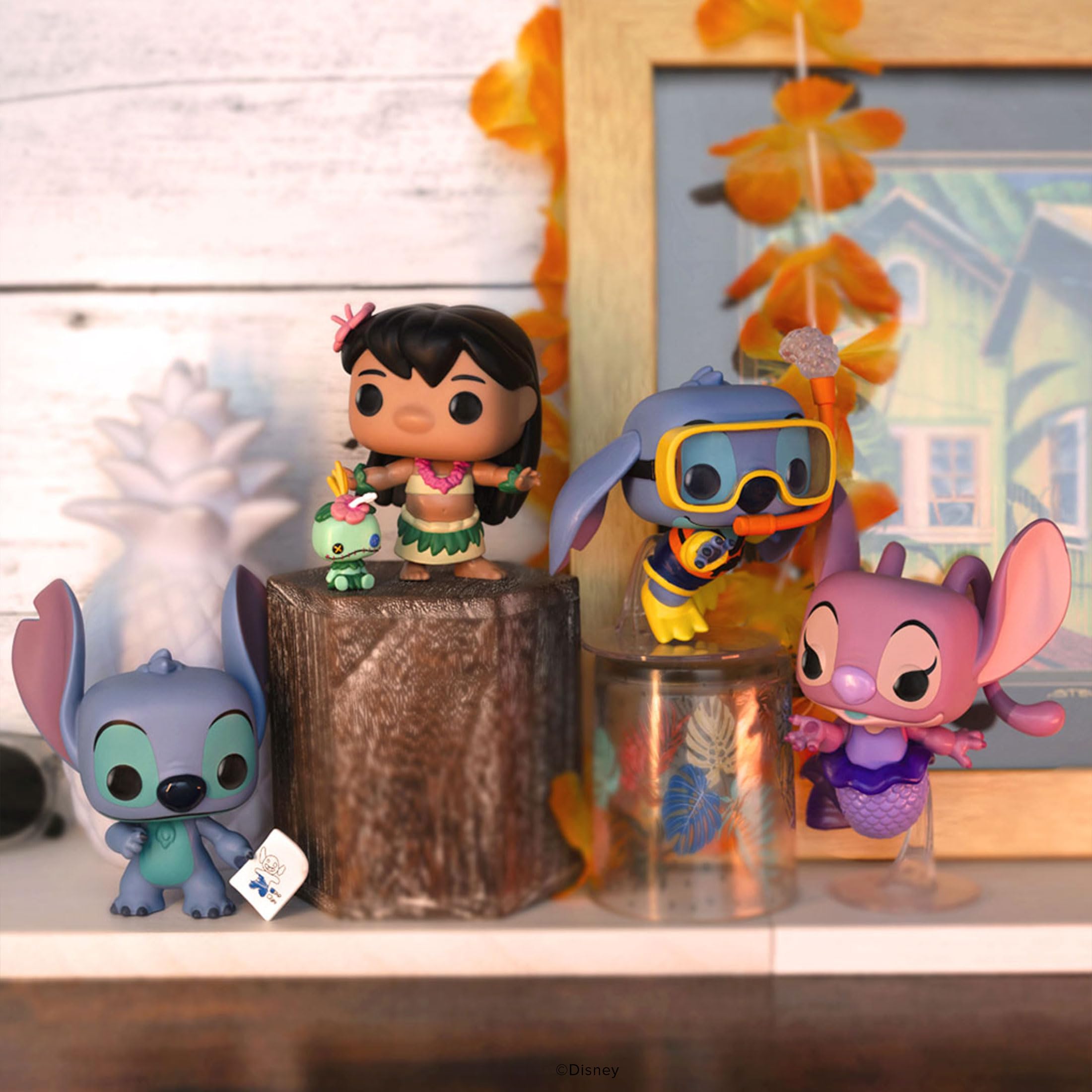 Funko Disney Stitch with Mood Chart Chibi Vinyl Figure - 3.75 Inches 3