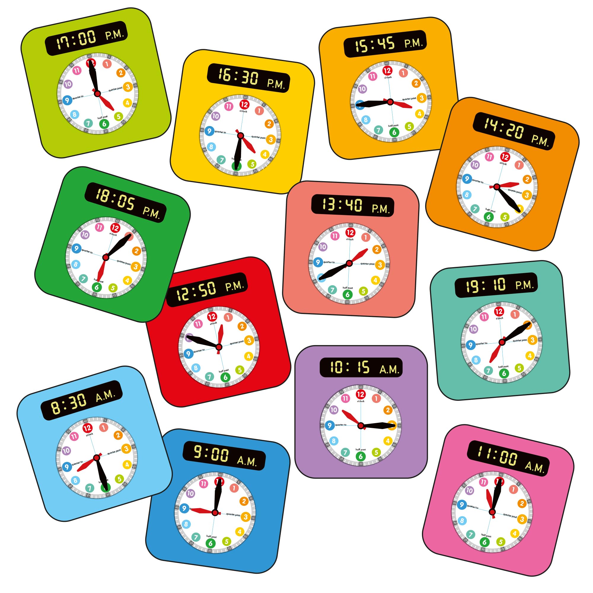 Orchard Toys Tell the Time Puzzle - Educational Clock Learning Toy | 24 Pieces | Ages 3+ 6