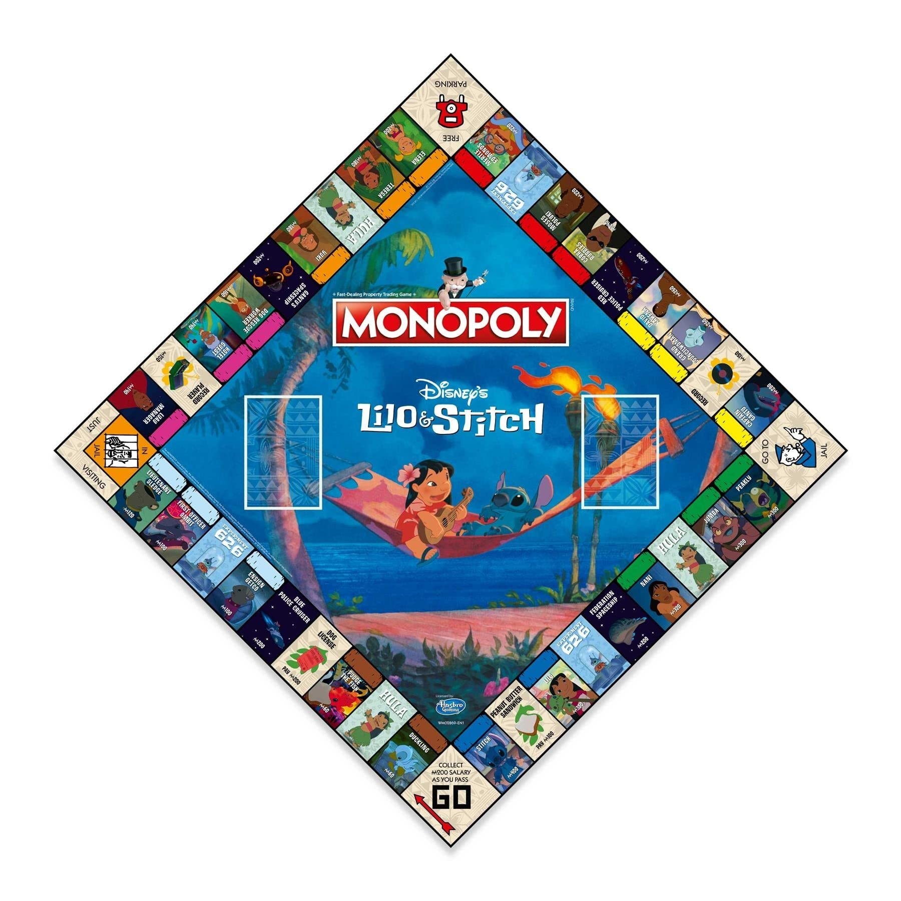 Winning Moves Lilo & Stitch Monopoly Board Game - Standard Edition, Ages 8+, 2-6 Players 3
