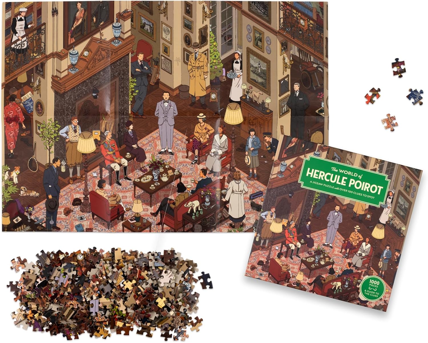 The World of Hercule Poirot: A 1000-Piece Jigsaw Puzzle 6