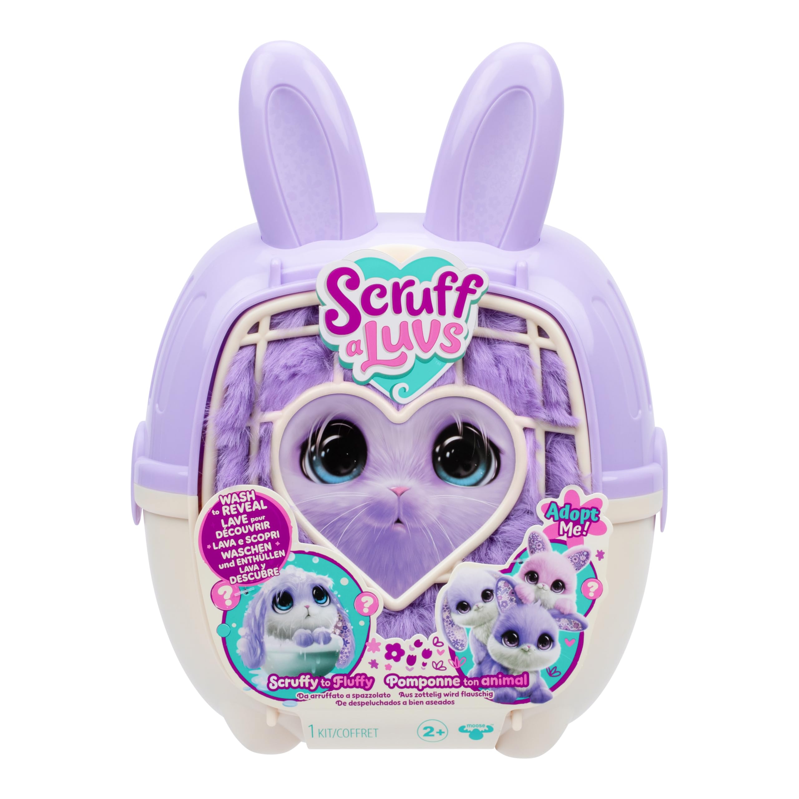 SCRUFFALUVS Mystery Little Live Pets ScruffaLuvs Bunny Scruffs Plush Toy, 5.5' Tall 1