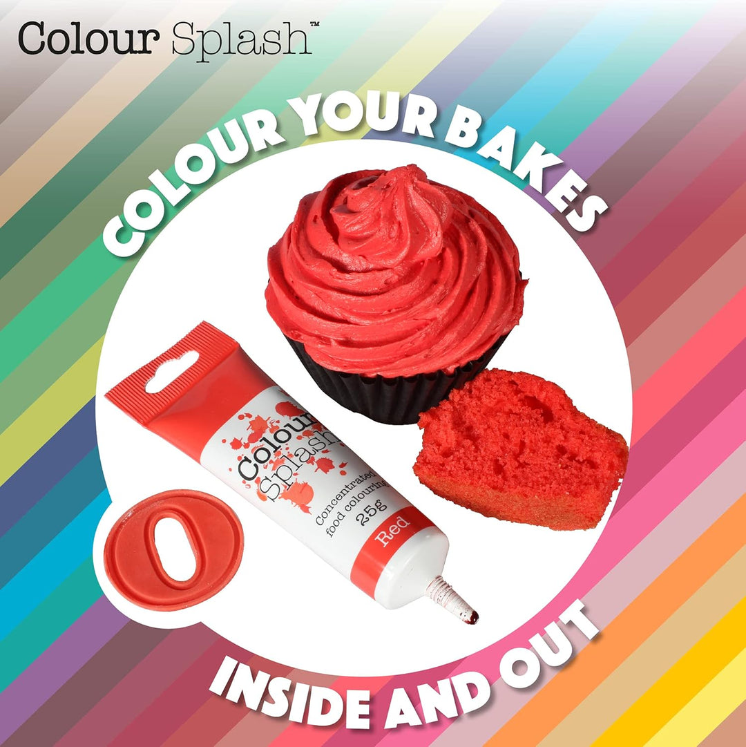 Colour Splash - Latte Food Colouring Gel | Highly Concentrated, Easy to Use Squeezy Tube