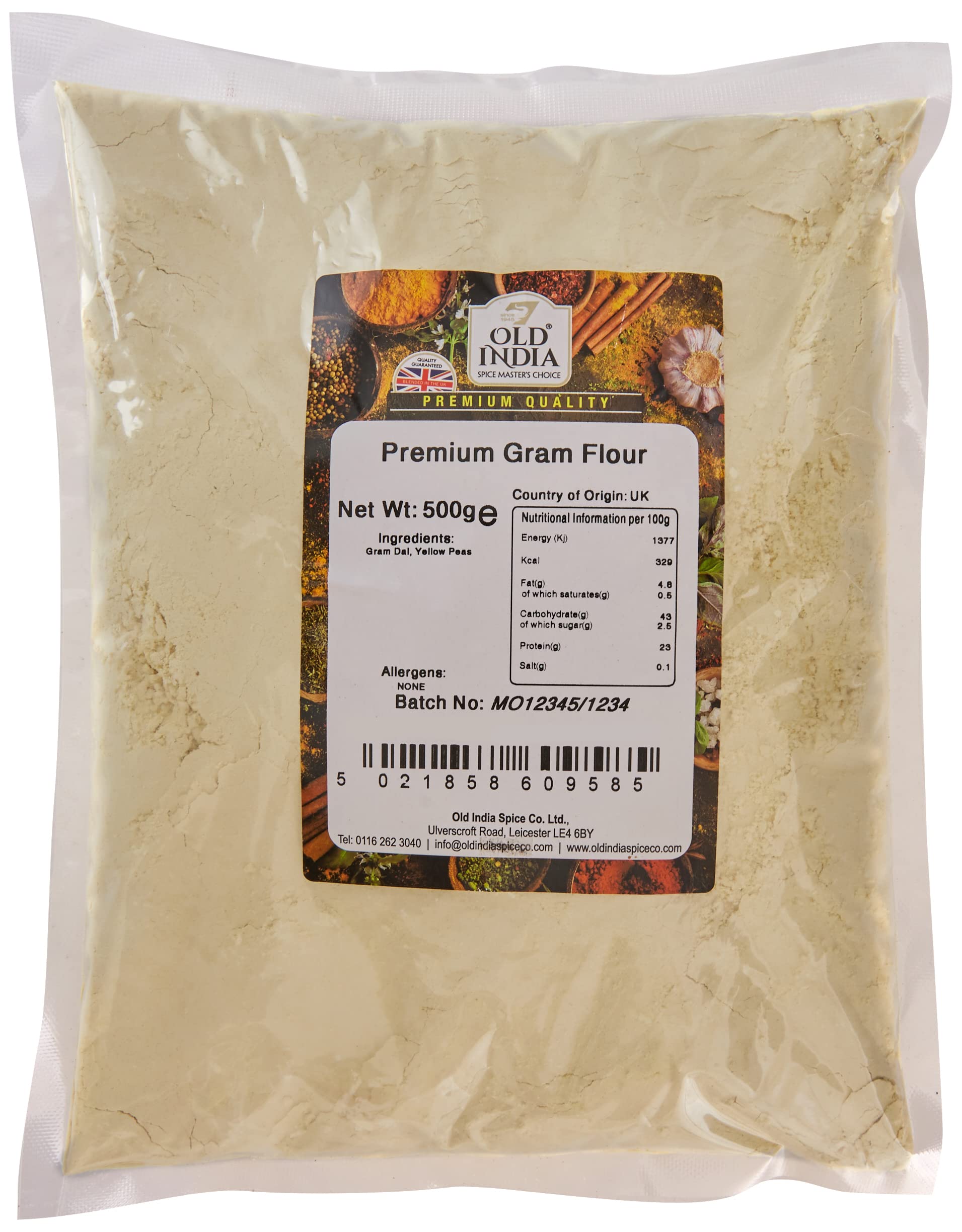 Old India Premium Gram Flour 500g 4