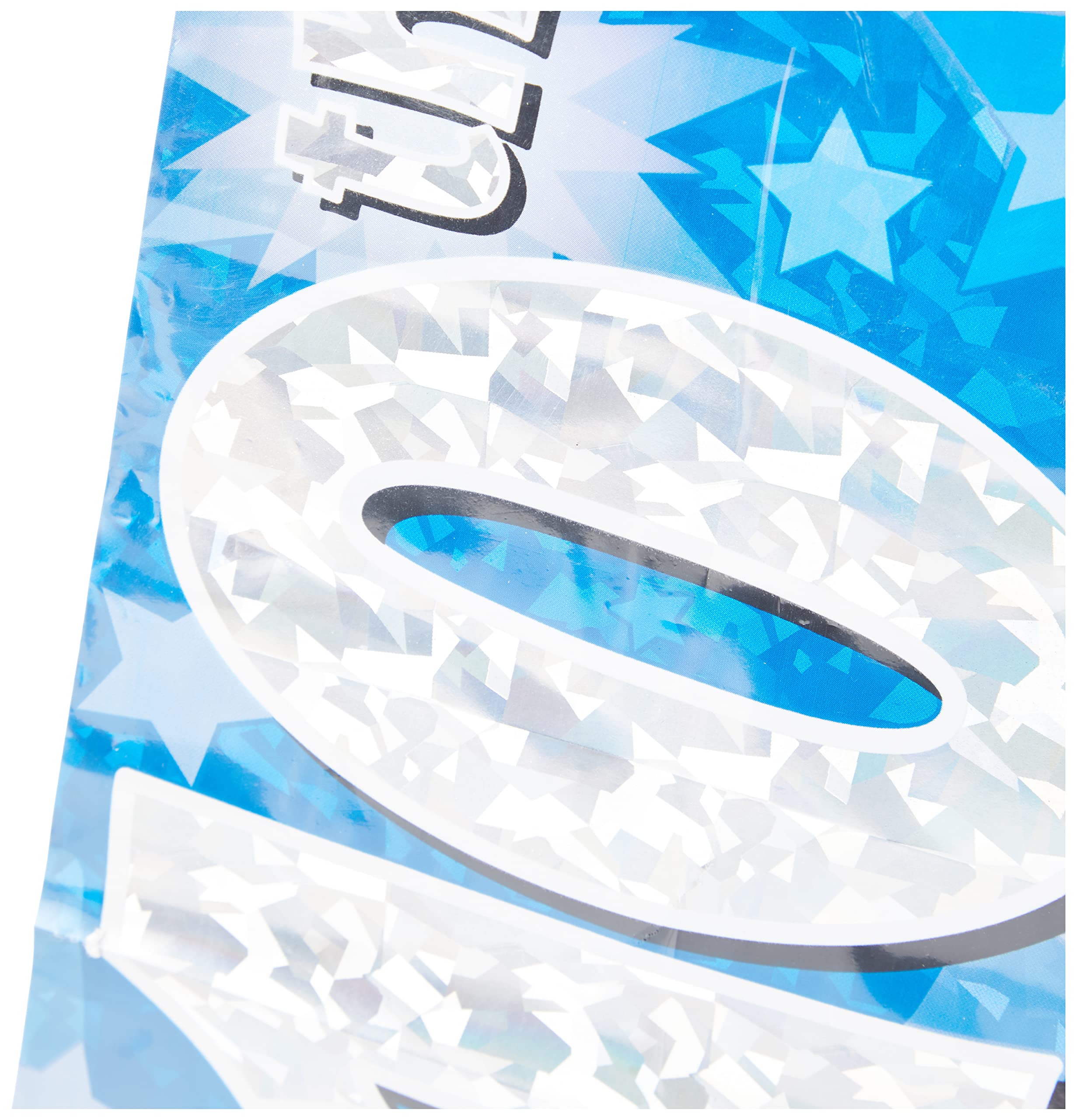 OakTree Happy 10th Birthday Foil Holographic Banner - Blue, 9 ft 9