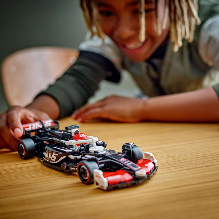 LEGO Speed Champions MoneyGram Haas F1 Team VF-24 Race Car Toy with Driver Minifigure - Building Set for 10+