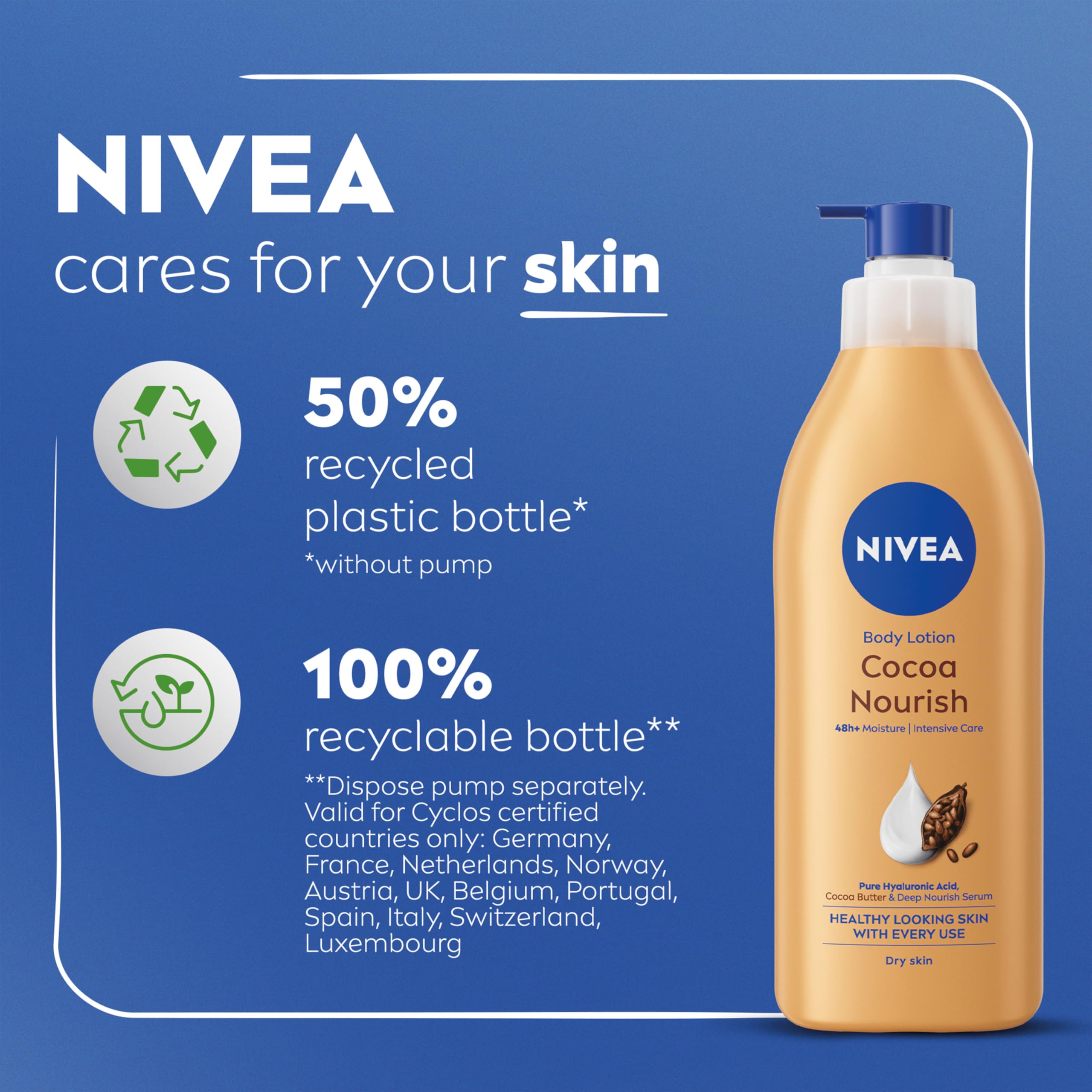 NIVEA Cocoa Nourish Body Lotion - Deep Moisturization | 400ML 7