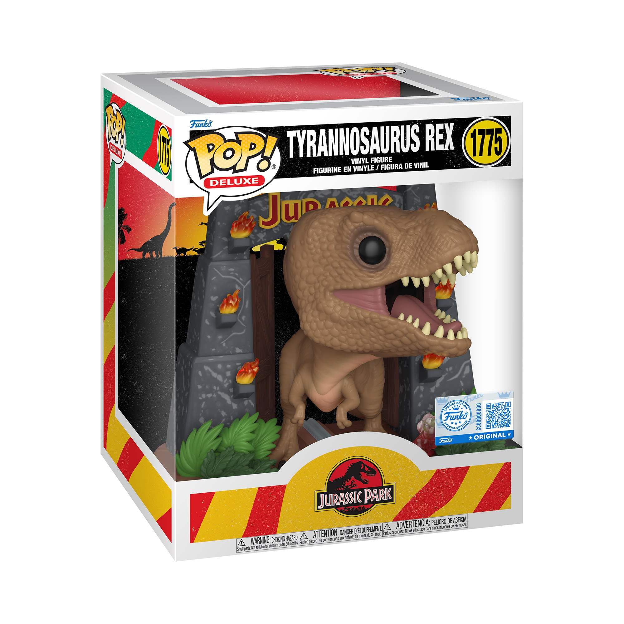 Funko Pop! Deluxe: Jurassic Park - T-Rex w/Gates Vinyl Figure 8