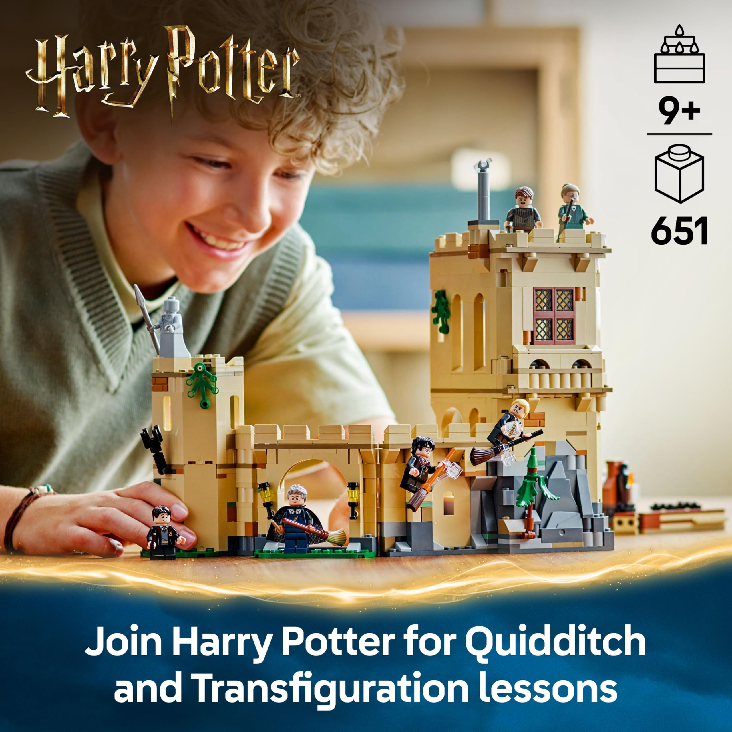 LEGO Harry Potter Hogwarts Castle: Flying Lessons Set 76447 | Ages 9+