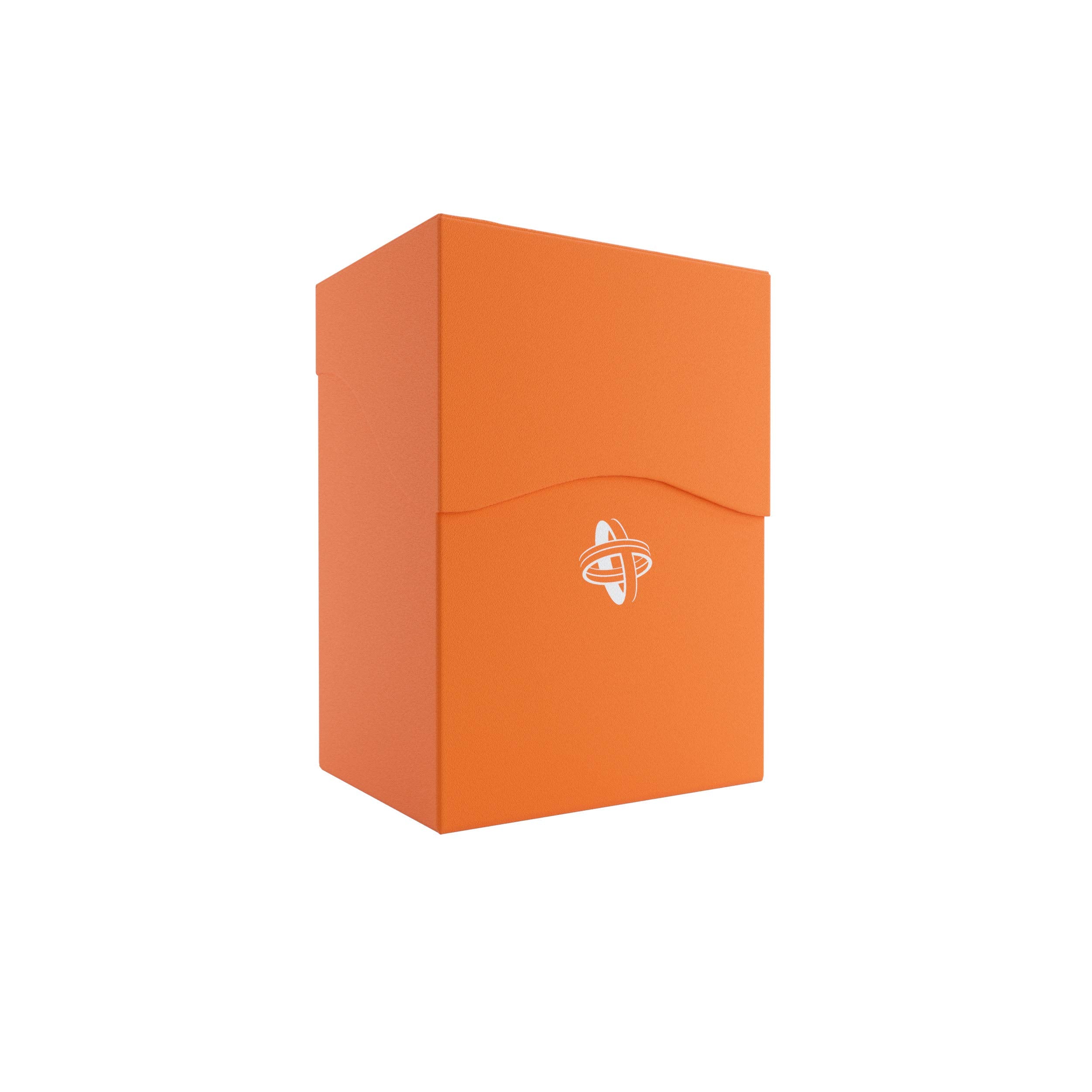Gamegenic 80-Card Deck Holder - Orange | Self-Closing Lid | Acid-Free Storage 8