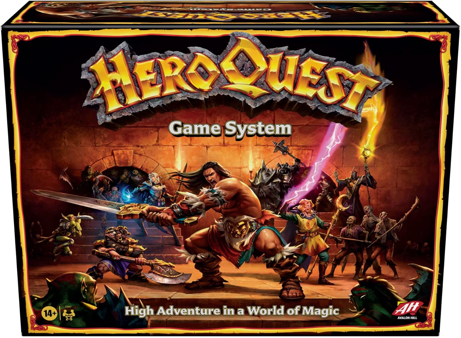 Avalon Hill HeroQuest Fantasy Adventure Board Game 1
