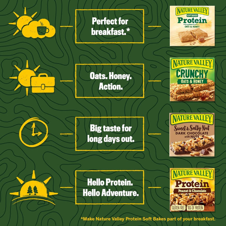 Nature Valley Oat & Chocolate Cereal Bars - 50 Bars (Pack of 5 x 10)